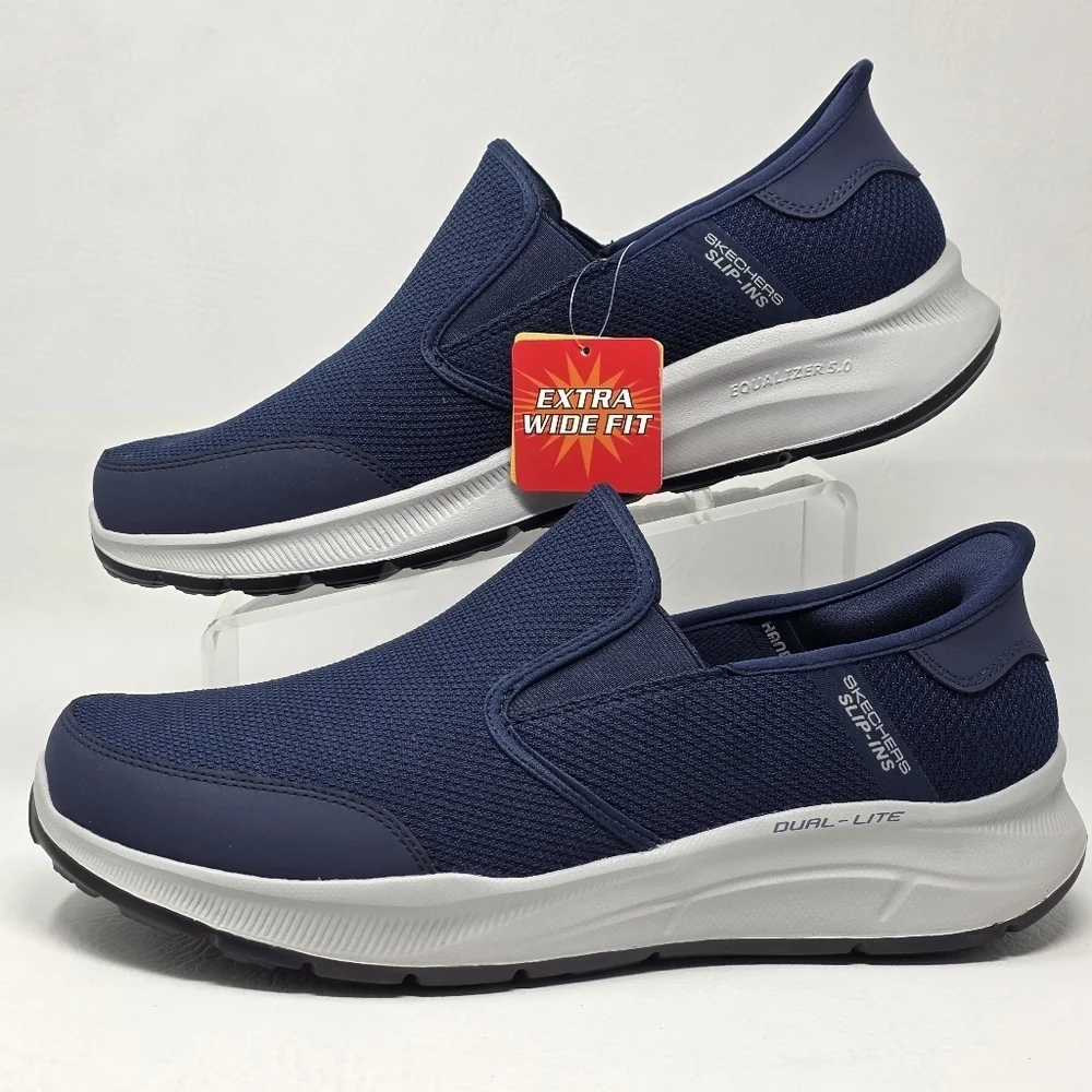 Skechers Equalizer 5.0 Slip Ins On Shoes Sneaker Mens 11.5 Memory Foam 232926WW